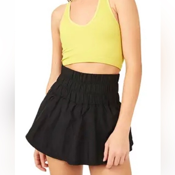 Free People Pants - Free people black skort